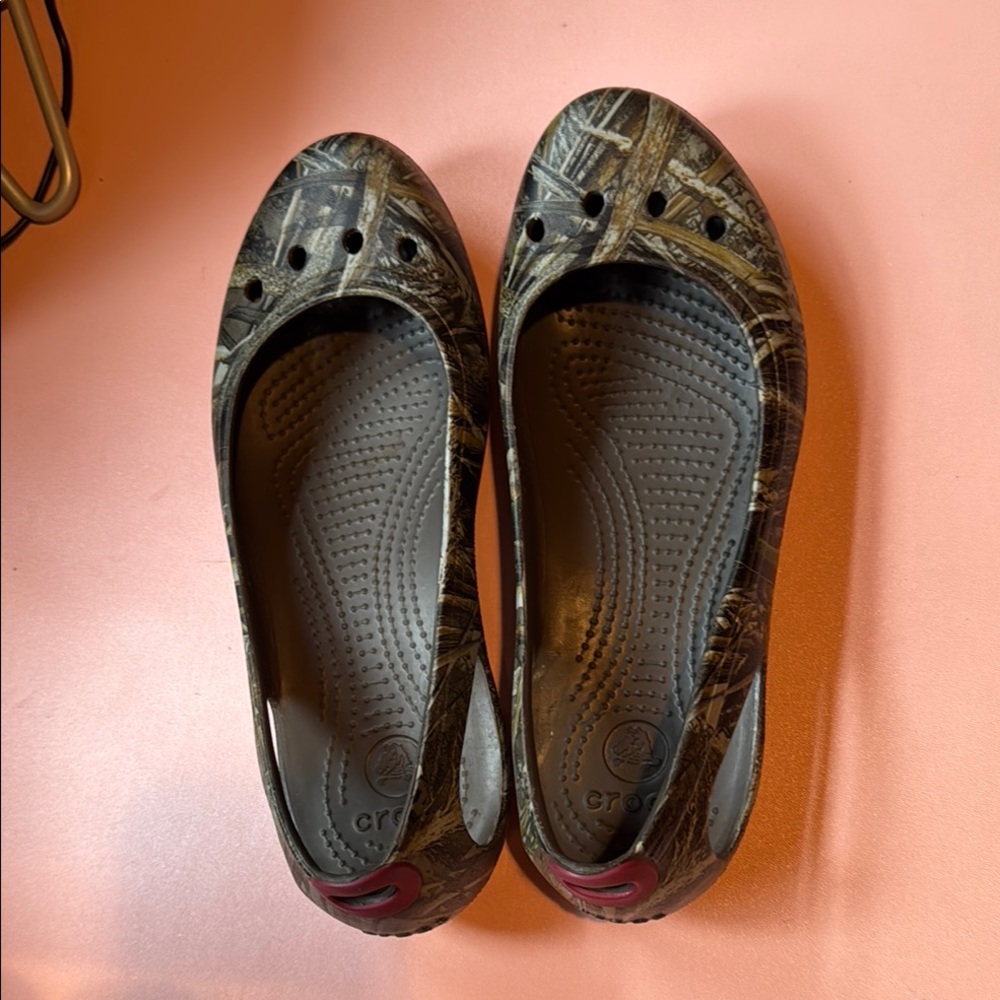 CROCS Brown Flats Comfortable Loafers
